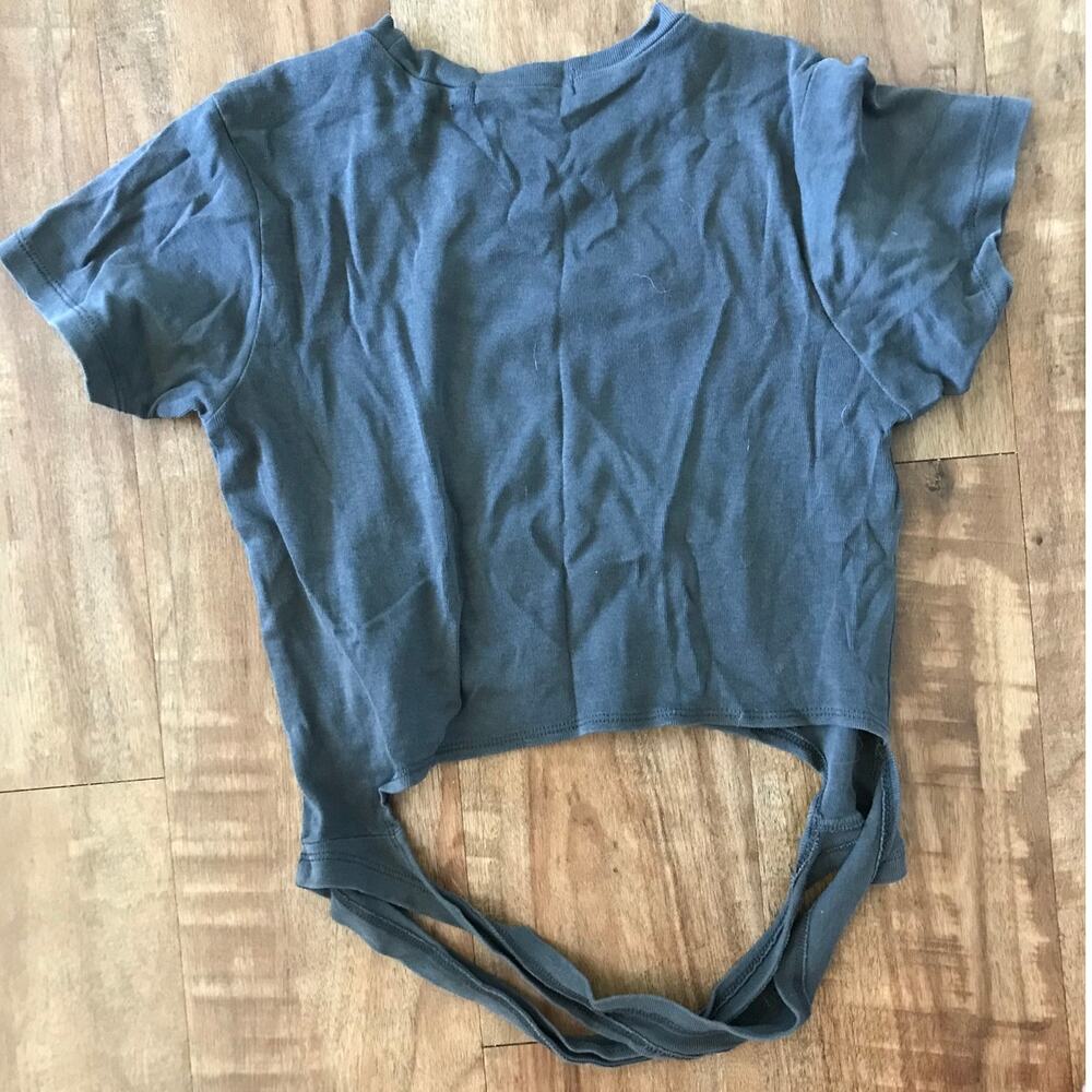 FOREVER 21 gray Tour 1977 basic strappy band rock tshirt top blouse - Picture 4 of 4